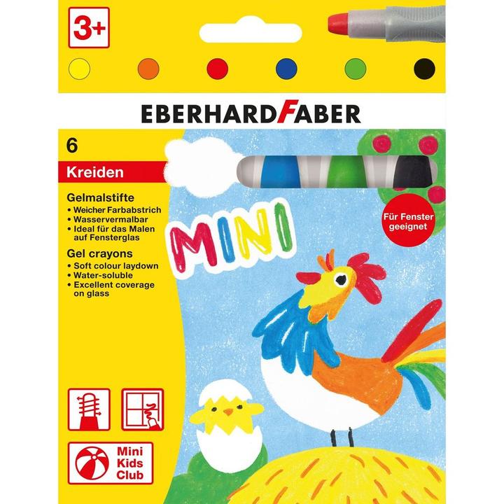 Produktbild EberhardFaber Gelmalstifte Basic, 6 Stück (6x)