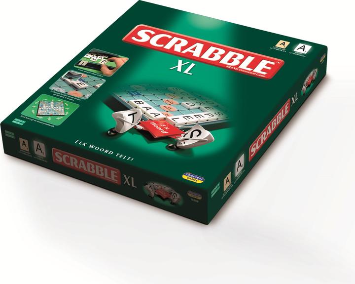 Actual product image Scrabble XL - Bordspellen - Gezelschapsspel voor Familie - Extra grote letters en met Tilelock-systeem (Dutch)