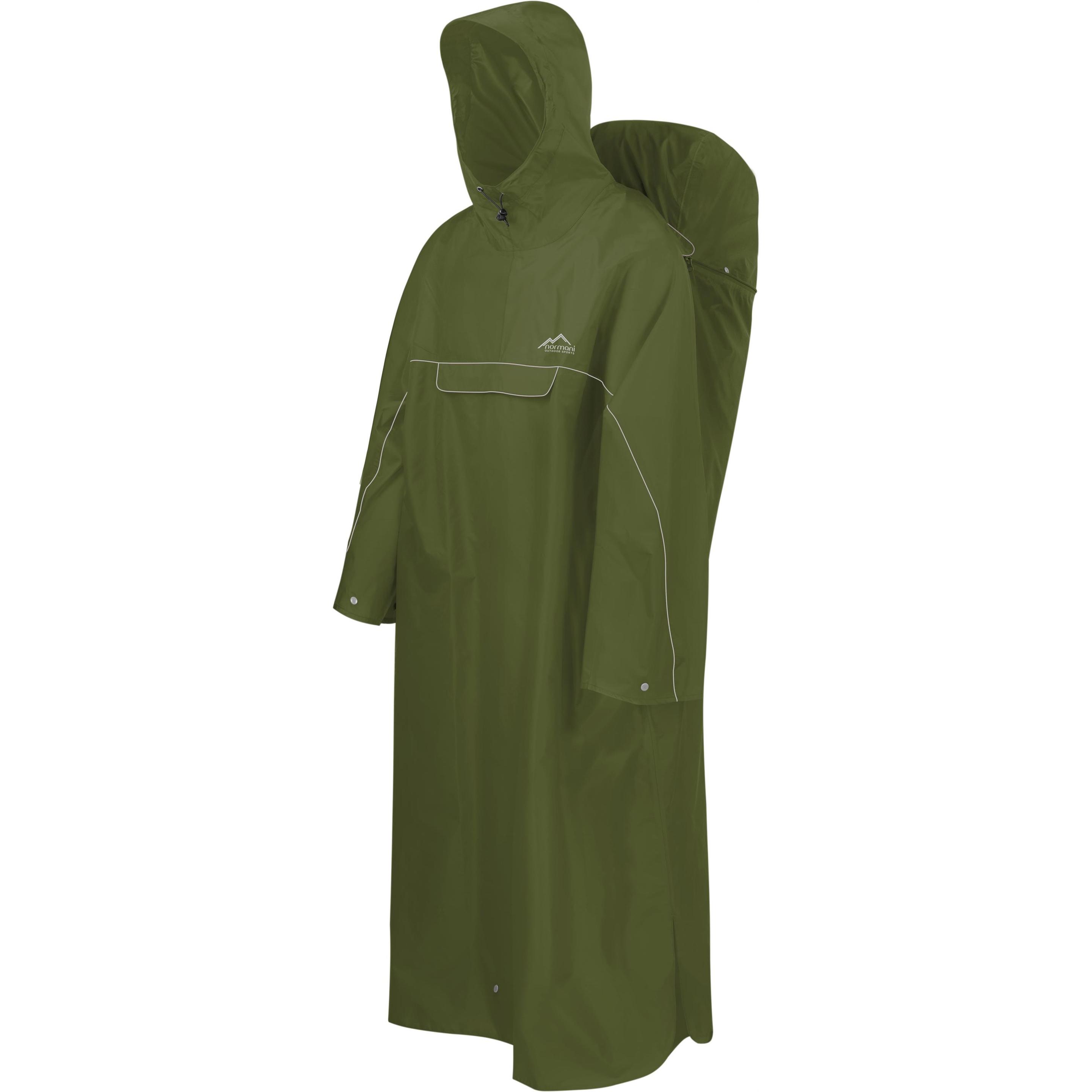 Normani, Unisex, Jacke, Regenponcho Tutunendo (XXL, 3XL), Grün, XXL, 3XL