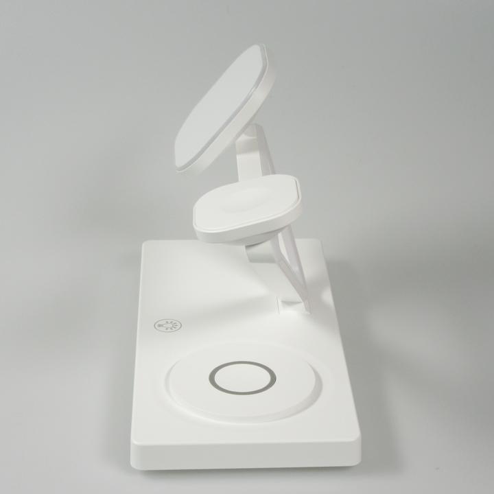 Produktbild PhoneLook 5 in 1 Magnetische Ladestation 15W Wireless Charging mit MagSafe Touch Control LED Nachtlicht (15 W)