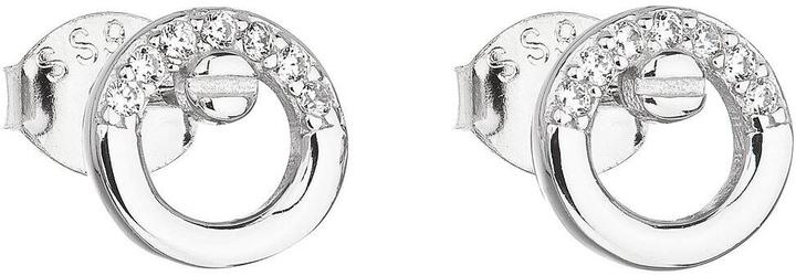 Immagine prodotto Evolution Group Orecchini in argento con zircone bianco rotondo 11016.1 (L)