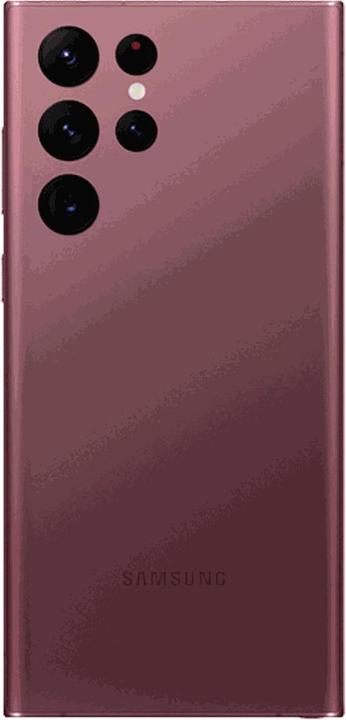 Produktbild Samsung Galaxy S22 Ultra EU (128 GB, Burgundy, 6.80", Dual SIM, 5G)