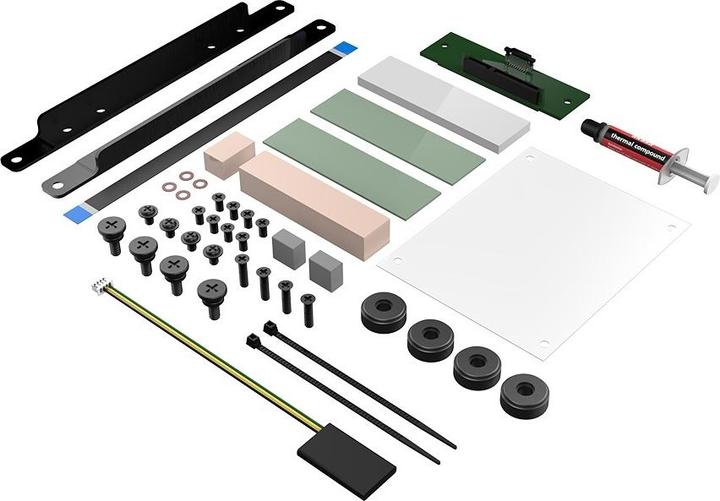 Productafbeelding Akasa Newton RC, Compact fanless case for ASUS NUC 14 Pro (UCFF)