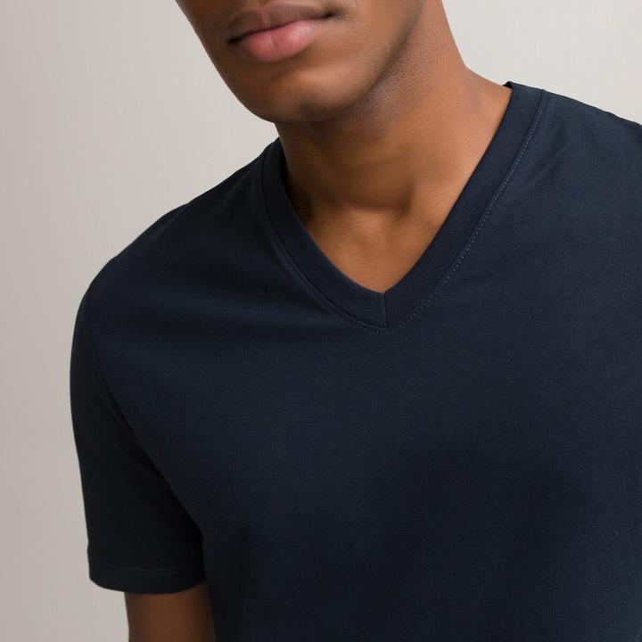 Produktbild La Redoute Collections T-Shirt mit V-Ausschnitt (M)