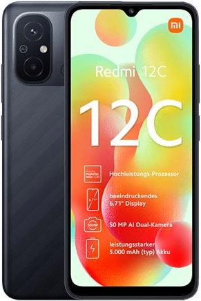 Immagine prodotto Xiaomi Redmi 12C (128 GB, Grigio grafite, 6.71", Doppia SIM, 50 Mpx, 4G)