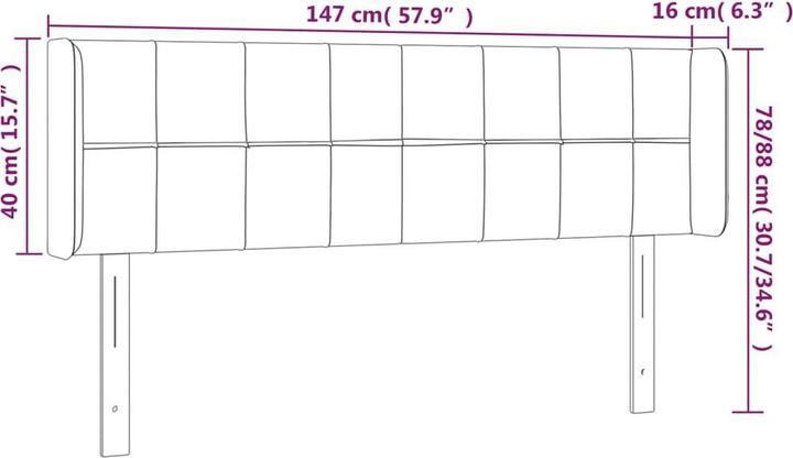 Immagine prodotto vidaXL Benson (147 x 16 x 88 cm)