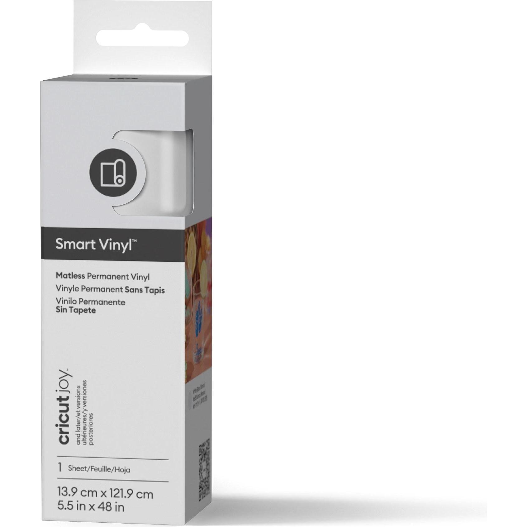 Cricut, Carta bricolage, Smart Vinyl Permanent Joy 14x122cm 1 sheet White (P) (1 x)