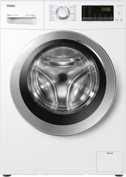 Haier HW90-SB1230 Waschmaschine Freie Aufstellung Frontlader 9 kg 1200 U/min A Weiss (9 kg, Links)