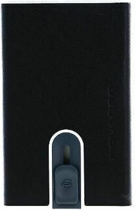 Piquadro Leather Card Holder, PP5358B3R, Black, Unisex