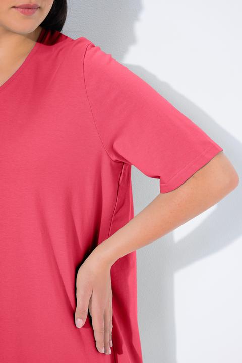Actual product image Ulla Popken Essential V-Neck Stretch Tee (54)