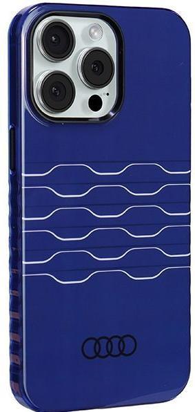 Immagine prodotto Audi Custodia IML MagSafe per iPhone 15 Pro Max 6,7" niebieski/blu navy AU-IMLMIP15PM-A6/D3-BE (Apple iPhone 15 Pro Max)