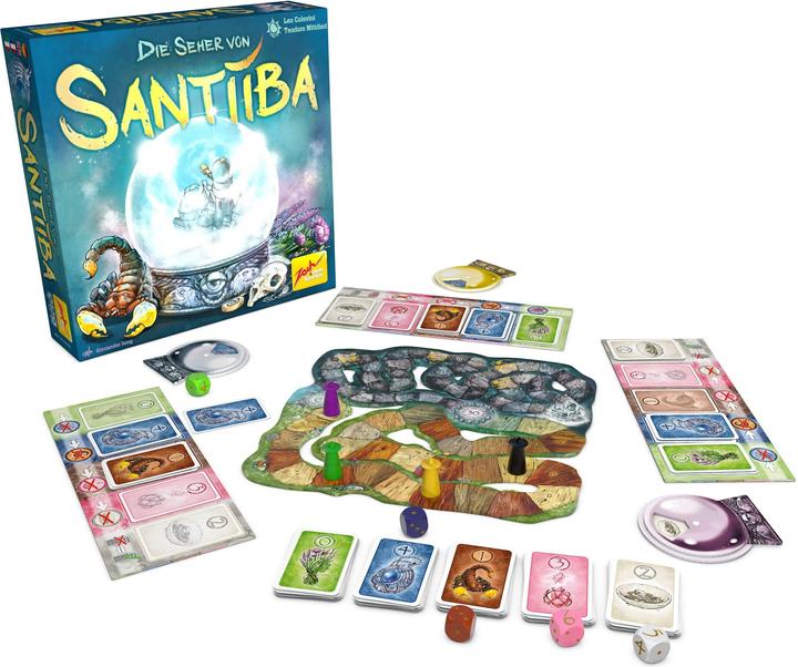 Produktbild Zoch ZOC05138 - Die Seher von Santiiba, Brettspiel, für 2-4 Spieler, ab 8 Jahren (DE-Ausgabe) (Deutsch, 2 - 4 Spieler)