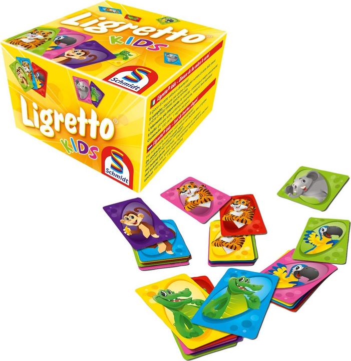 Produktbild Schmidt Spiele Ligretto Kids (Deutsch, Englisch, Französisch, Italienisch, 2 - 5 Spieler)
