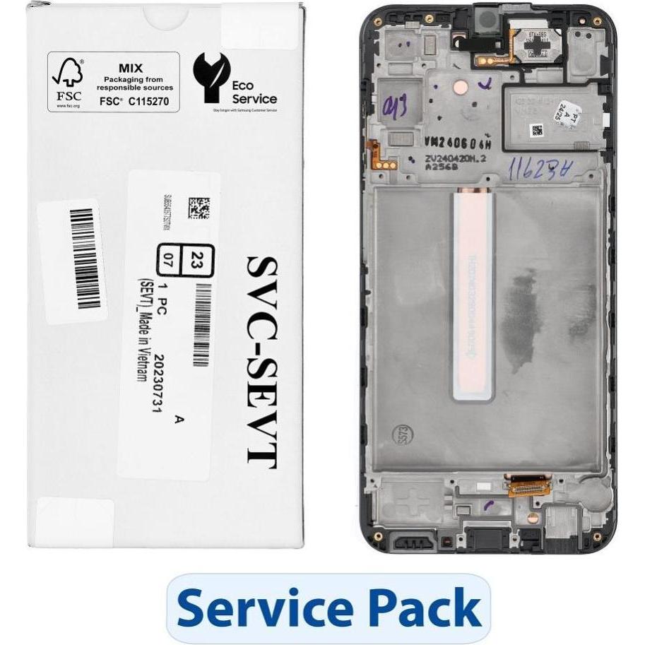 Samsung LCD display! ServicePack LCD Display A25 5G A256B GH82-33215A (Display), Mobilgerät Ersatzte