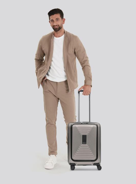 Actual product image Redolz Essentials 14 4-wheel cabin trolley S 55 cm laptop compartment with stretch fold (45 l)