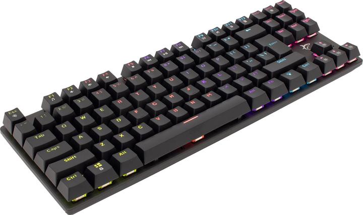 Actual product image Mechanical Gaming Keyboard Shark Commandos, RED Switch, Rainbow LED backlight, US layout (Cable)