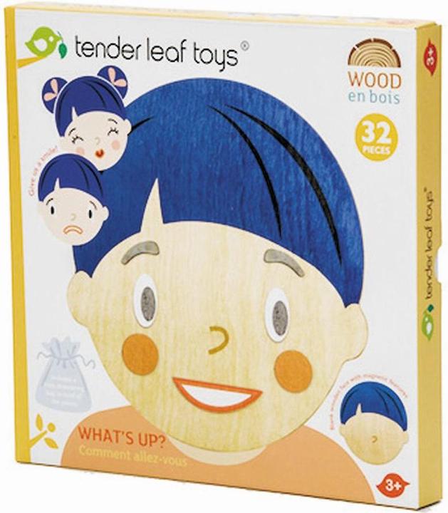 Actual product image Tender Leaf Toys Funny faces (German, English, French, Italian)