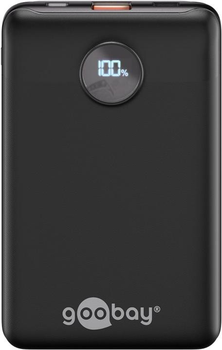 Actual product image Goobay Powerbank compact 10,000 mAh (10000 mAh, 22.50 W, 38.50 Wh)