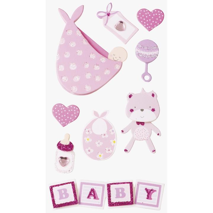 Produktbild Heyda Motivsticker Baby Girl (8 Sticker)