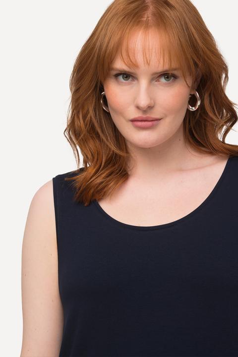 Produktbild Ulla Popken Top, Rundhals, Classic, Stretch, breite Träger, ärmellos (58)
