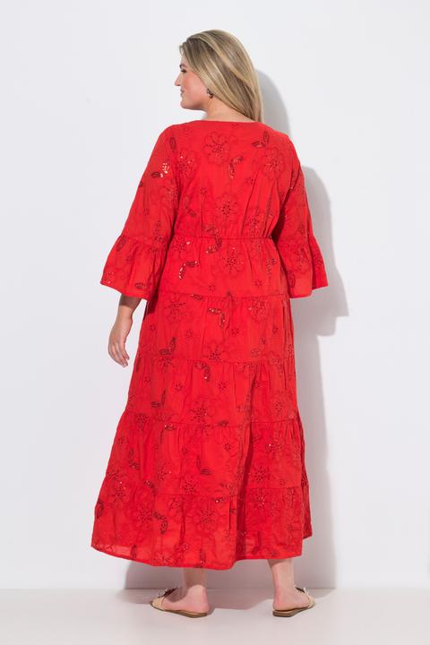 Produktbild Miamoda Maxikleid, A-Linie, Boho-Style, 3/4-Ärmel (46)