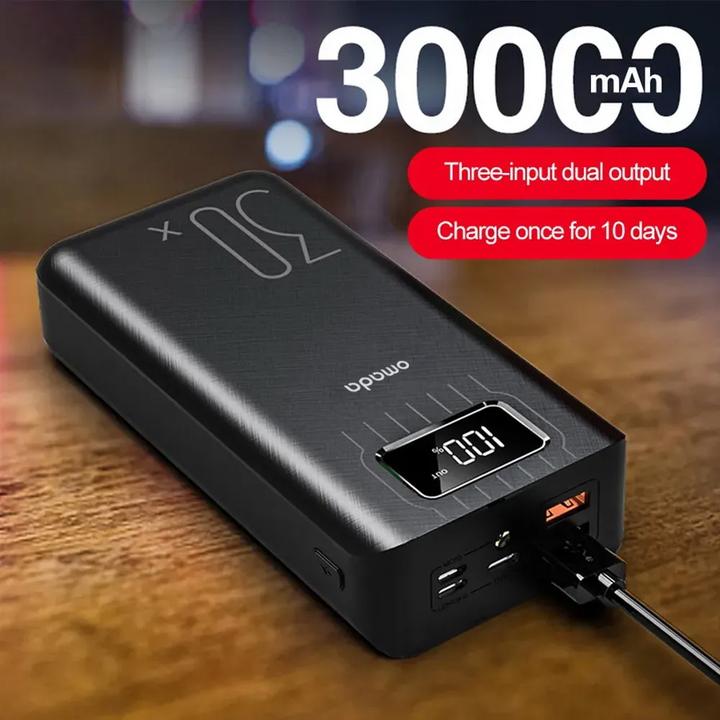 Image du produit Omada Externe Batterie "Powerbank" 30000mAh (30000 mAh, 65 W, 65 Wh)