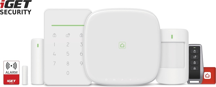 Immagine prodotto iGet M5-4G Sistema di allarme di sicurezza Premium Wi-Fi Bianco