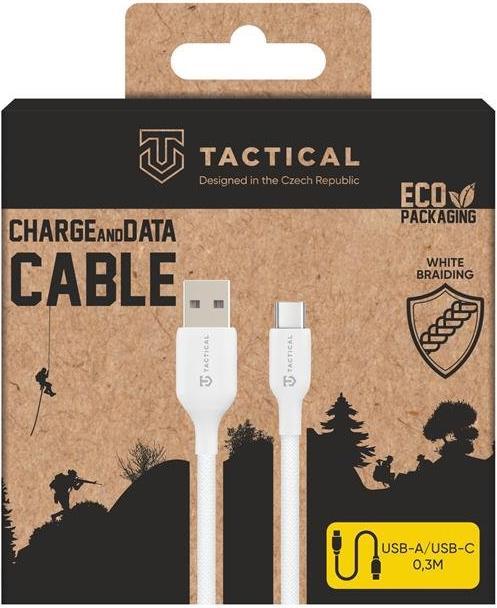 Actual product image Tactical Cable USB-A/USB-C 0,3 m Weiss (0.30 m)