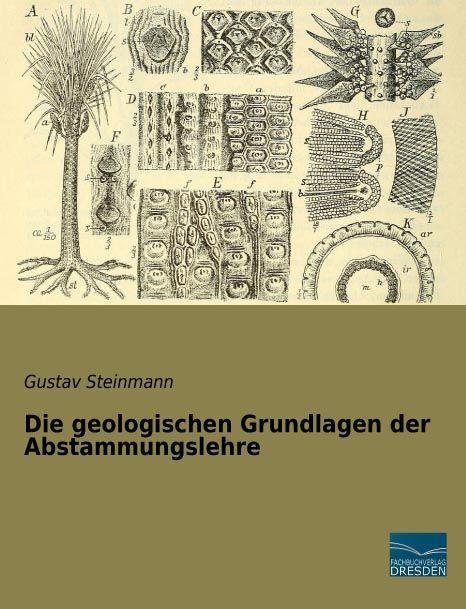 Produktbild Die geologischen Grundlagen der Abstammungslehre (Deutsch, Gustav Steinmann, 2015)