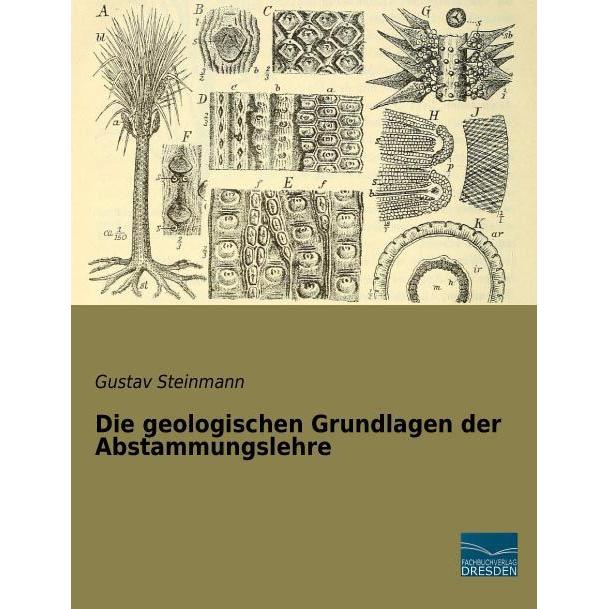 Die geologischen Grundlagen der Abstammungslehre, Fachbücher von Gustav Steinmann
