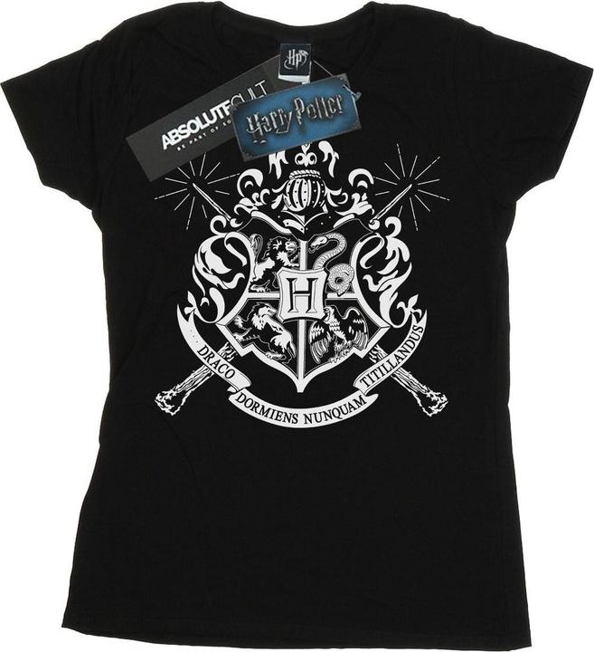 Immagine prodotto Hogwarts Badge Wands Maglietta Donna (XL)