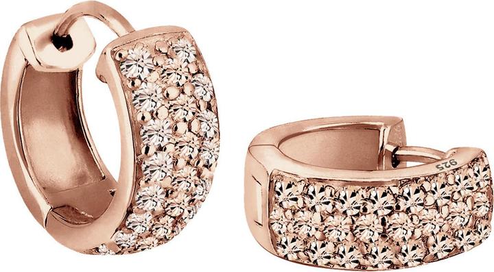 Immagine prodotto Elli Orecchini Creoles Crystals Sparkling Argento 925 (Cristallo di vetro, Argento 925)