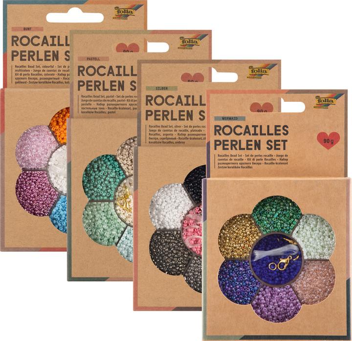 Produktbild Folia Rocailles-Perlen-Set
