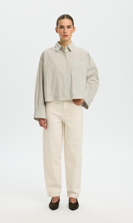 Immagine prodotto Selected Slfastha Ls Cropped Boxy Shirt Noos (38)