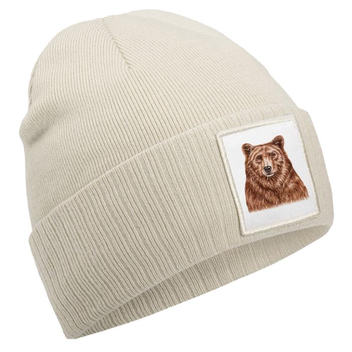 Image du produit Polypins Mütze Bär sand beige (Taille unique)