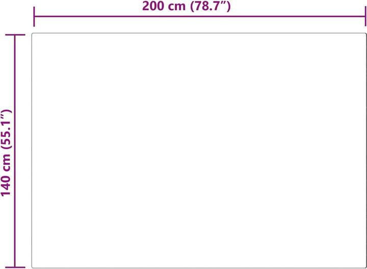 Produktbild vidaXL Wohnzimmerteppich (140 x 200 cm)