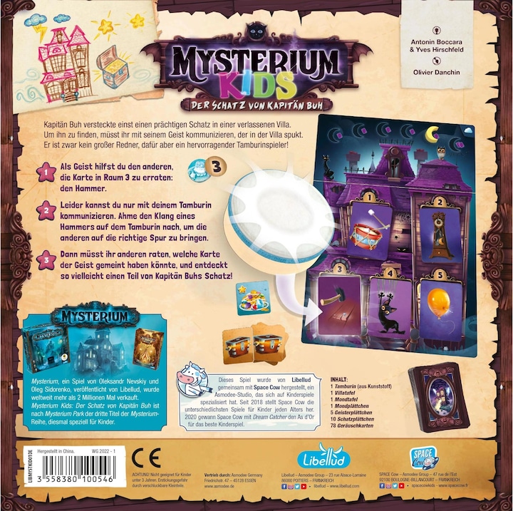 Produktbild Libellud Mysterium Kids: Der Schatz von Kapitän Buh (Deutsch)