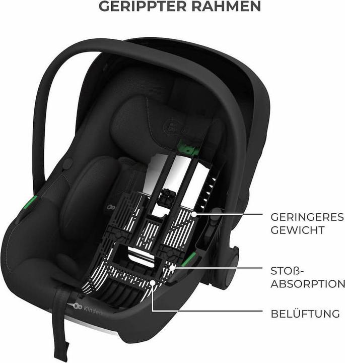 Actual product image KinderKraft Endura Safe Modular System (Babyschale, Kindersitz und Isofix Base) (Baby car seat, Child seat)
