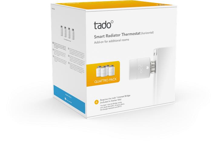 Immagine prodotto tado° Termostato radiatore intelligente - Quattro Pack