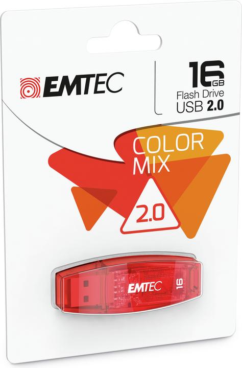 Actual product image Emtec C410 Color Mix (16 GB, USB-A)