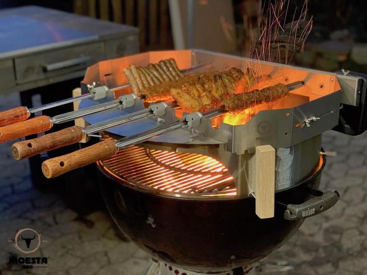 Actual product image Moesta BBQ Grill attachment Churrasco set for Ø 57/60 cm PizzaRing