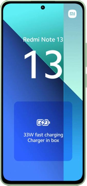 Produktbild Xiaomi Redmi Note 13 (256 GB, Mint Green, 6.67", Hybrid Dual SIM, 4G)
