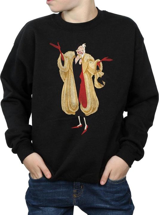 Produktbild Disney 101 Dalmatians Classic Cruella De Vil Sweatshirt Jungen (128)