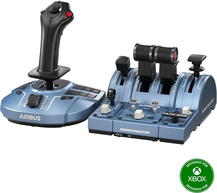 Productafbeelding Thrustmaster Joystick Thrustm. TCA Kapitein X AIRBUS Editie XBO/PC (Xbox serie X, PC, Xbox One S, Xbox serie S)