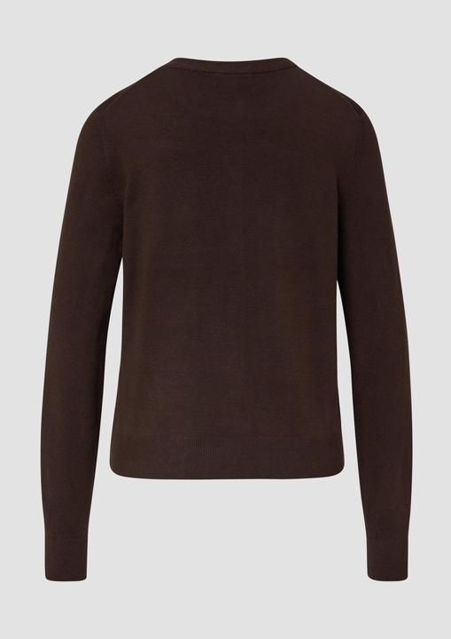 Produktbild s.Oliver Strickjacke Feinstrick-Cardigan aus Viskosemix (44)