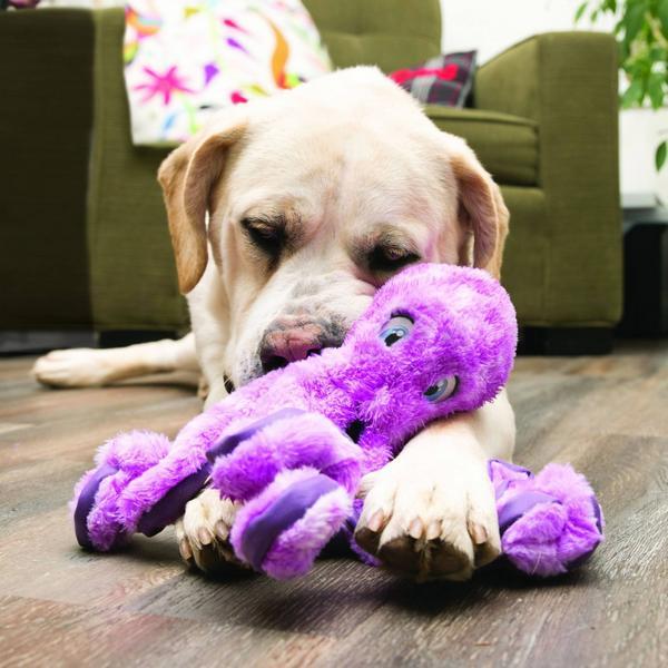 Thumbnail - KONG Hundespielzeug SoftSeas Octopus violett L (9x27.5c (Plüschspielzeug), Hundespielzeug