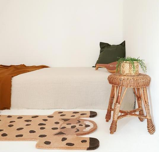 Produktbild Nattiot Teppich Kumako Leopard (90 x 125 cm)