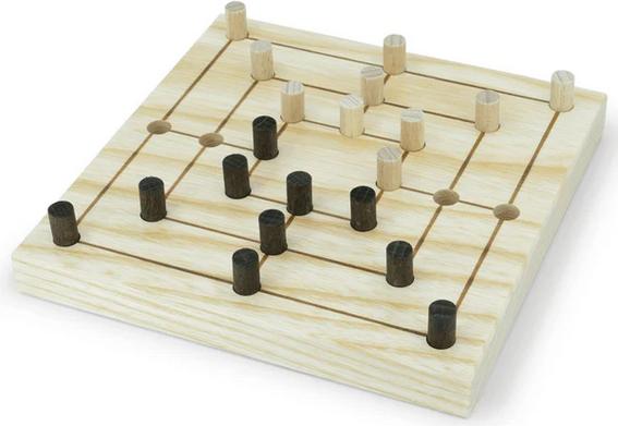 Produktbild Atelier Passage Mühlespiel schwarz-weiss