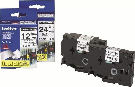 Immagine prodotto Brother TZe-S231 (1.20 cm, Nero, Bianco)