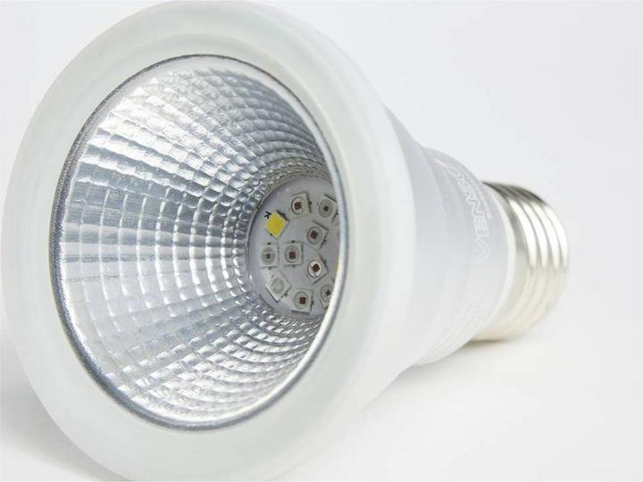 Actual product image Venso EcoSolutions E27 "Cultura" plant lamp 7W 60 °, improved photosynthesis and higher chlorophyll (LED, 240 V)